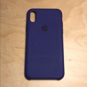 iPhone X Silicone Case Ultra Violet Purple
